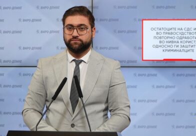Манасиевски: Остатоците на СДС и ДУИ во правосудството повторно одработија во нивна корист, односно ги заштитија криминалците