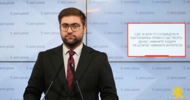 Манасиевски: СДС и ДУИ го создадоа и партизираа правосудството, денес нивните кадри ги штитат нивните интереси