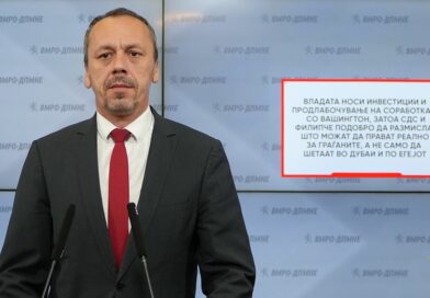 Петрушевски: Владата носи инвестиции и продлабочување на соработката со Вашингтон, затоа СДС и Филипче подобро да размислат што можат да прават реално за граѓаните, а не само да шетаат во Дубаи и по Егејот  