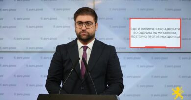 Манасиевски: СДС и Филипче како адвокати во одбрана на Михаилова, повторно против Македонија
